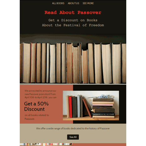 Passover Book Sale